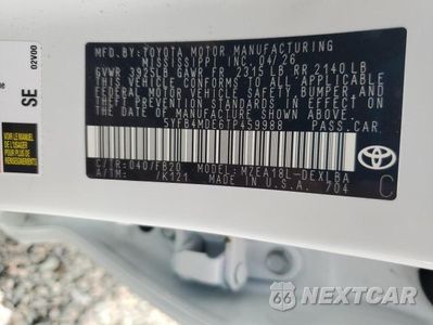 Zdjęcie 12 z 12 samochodu: 2026 TOYOTA COROLLA LE VIN:5YFB4MDE6TP459988 - miniatura