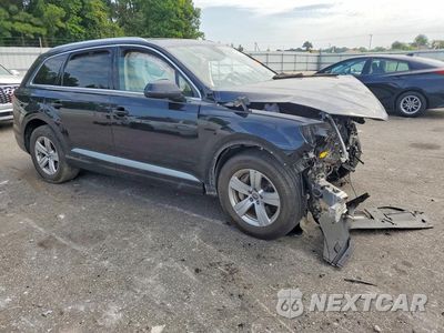 Czwarte zdjęcie samochodu z boku: 2019 AUDI Q7 PREMIUM PLUS VIN:WA1LHAF73KD024413 - miniatura