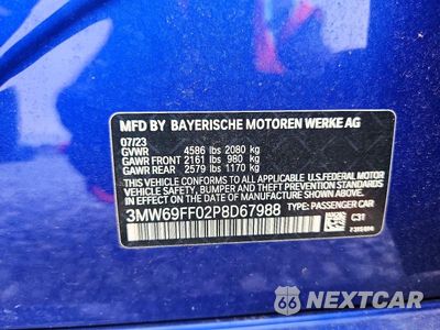 Zdjęcie 12 z 12 samochodu: 2023 BMW 330I VIN:3MW69FF02P8D67988 - miniatura