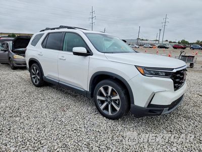 Czwarte zdjęcie samochodu z boku: 2023 HONDA PILOT ELITE VIN:5FNYG1H89PB049207 - miniatura