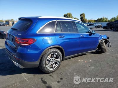 Trzecie zdjęcie samochodu z tyłu: 2021 MERCEDES-BENZ GLC 300 4MATIC VIN:W1N0G8EB3MV293348 - miniatura