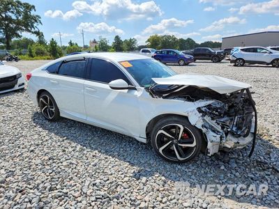 Czwarte zdjęcie samochodu z boku: 2019 HONDA ACCORD SPORT VIN:1HGCV1F39KA151472 - miniatura