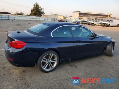 Trzecie zdjęcie samochodu z tyłu: 2018 BMW 430XI VIN:WBA4Z3C59JEC48803 - miniatura