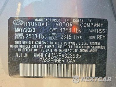 Zdjęcie 12 z 12 samochodu: 2023 HYUNDAI SONATA SEL VIN:KMHL64JAXPA323935 - miniatura