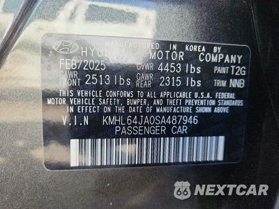 Zdjęcie 13 z 13 samochodu: 2025 HYUNDAI SONATA SEL VIN:KMHL64JA0SA487946 - miniatura