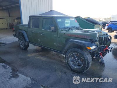 Czwarte zdjęcie samochodu z boku: 2023 JEEP GLADIATOR RUBICON VIN:1C6JJTBG8PL555579 - miniatura