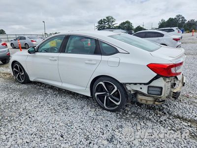 Drugie zdjęcie samochodu z przodu: 2018 HONDA ACCORD SPORT VIN:1HGCV1F39JA101279 - miniatura