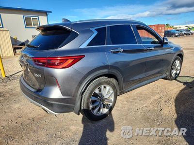 Trzecie zdjęcie samochodu z tyłu: 2021 INFINITI QX50 ESSENTIAL VIN:3PCAJ5CA9MF125542 - miniatura