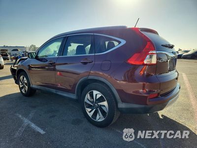 Drugie zdjęcie samochodu z przodu: 2016 HONDA CR-V TOURING VIN:5J6RM3H90GL013642 - miniatura