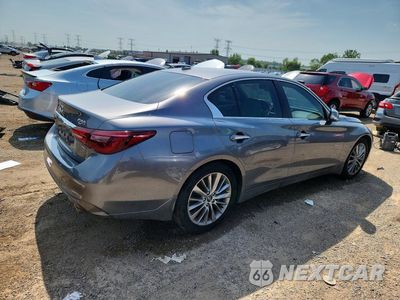 Trzecie zdjęcie samochodu z tyłu: 2020 INFINITI Q50 3.0T LUXE VIN:JN1EV7AR0LM251372 - miniatura