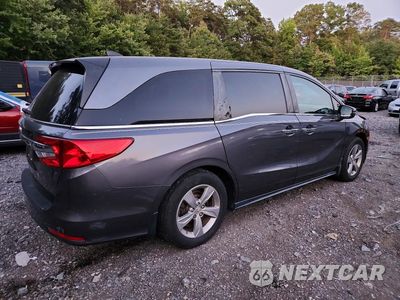 Trzecie zdjęcie samochodu z tyłu: 2018 HONDA ODYSSEY EXL VIN:5FNRL6H78JB028148 - miniatura