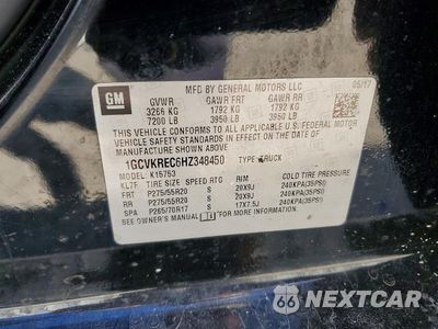 Zdjęcie 13 z 13 samochodu: 2017 CHEVROLET SILVERADO K1500 LT VIN:1GCVKREC6HZ348450 - miniatura