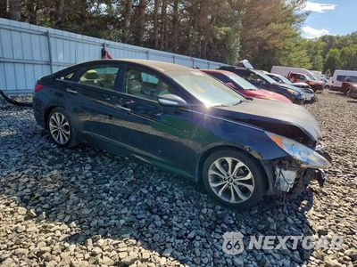 Czwarte zdjęcie samochodu z boku: 2014 HYUNDAI SONATA LIMITED 2.0T VIN:5NPEC4AB8EH888544 - miniatura