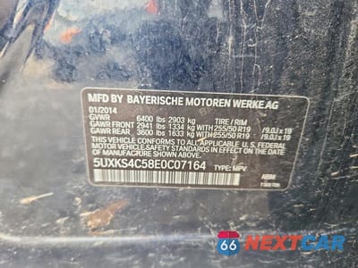 Zdjęcie 12 z 12 samochodu: 2014 BMW X5 XDRIVE35D VIN:5UXKS4C58E0C07164 - miniatura