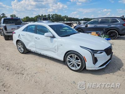 Czwarte zdjęcie samochodu z boku: 2022 CADILLAC CT4 LUXURY VIN:1G6DJ5RK0N0111495 - miniatura