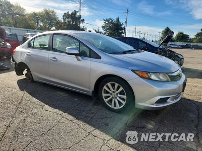 Czwarte zdjęcie samochodu z boku: 2012 HONDA CIVIC EX VIN:19XFB2F80CE045092 - miniatura