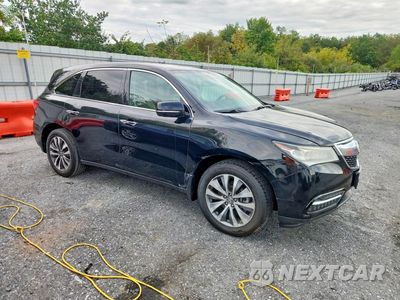 Czwarte zdjęcie samochodu z boku: 2014 ACURA MDX TECHNOLOGY VIN:5FRYD4H65EB026057 - miniatura