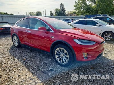 Czwarte zdjęcie samochodu z boku: 2021 TESLA MODEL X VIN:5YJXCAE26MF319285 - miniatura