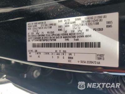 Zdjęcie 12 z 12 samochodu: 2023 FORD F350 SUPER DUTY VIN:1FT8W3BT8PEC79799 - miniatura
