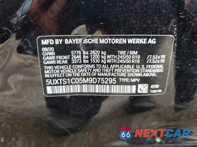 Zdjęcie 13 z 13 samochodu: 2021 BMW X3 XDRIVE30E VIN:5UXTS1C05M9D75295 - miniatura