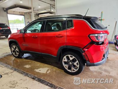 Drugie zdjęcie samochodu z przodu: 2018 JEEP COMPASS LIMITED VIN:3C4NJDCB5JT437469 - miniatura