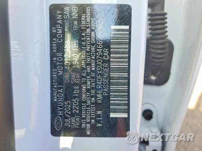Zdjęcie 12 z 12 samochodu: 2025 HYUNDAI ELANTRA N LINE VIN:KMHLR4DFXSU079466 - miniatura