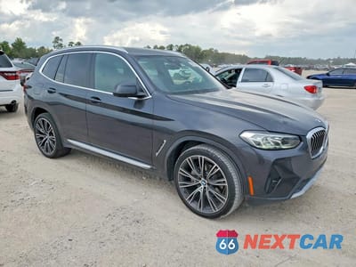 Czwarte zdjęcie samochodu z boku: 2024 BMW X3 SDRIVE30I VIN:5UX43DP02R9U52335 - miniatura