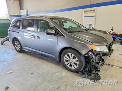 Czwarte zdjęcie samochodu z boku: 2014 HONDA ODYSSEY EXL VIN:5FNRL5H61EB008511 - miniatura