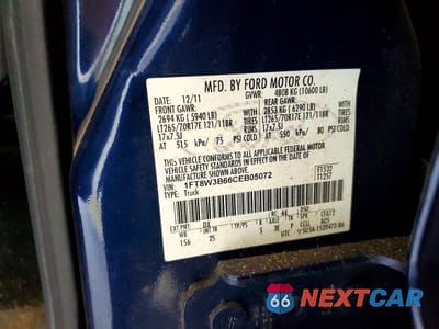 Zdjęcie 12 z 12 samochodu: 2012 FORD F350 SUPER DUTY VIN:1FT8W3B66CEB05072 - miniatura