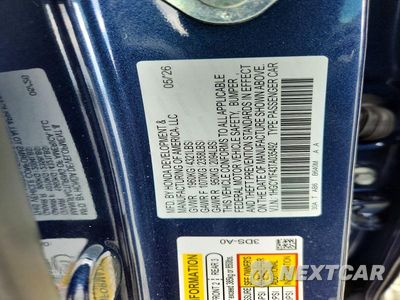 Zdjęcie 12 z 12 samochodu: 2026 HONDA ACCORD SE VIN:1HGCY1F43TA035492 - miniatura