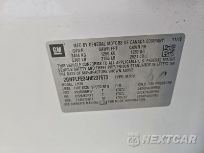 Zdjęcie 13 z 13 samochodu: 2017 CHEVROLET EQUINOX LT VIN:2GNFLFE34H6237673 - miniatura