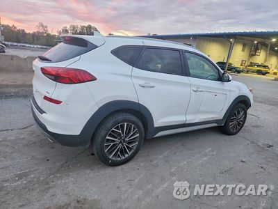 Trzecie zdjęcie samochodu z tyłu: 2019 HYUNDAI TUCSON SEL VIN:KM8J3CAL3KU984130 - miniatura