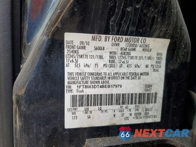 Zdjęcie 12 z 12 samochodu: 2011 FORD F350 SUPER DUTY VIN:1FT8W3DT4BEB17979 - miniatura