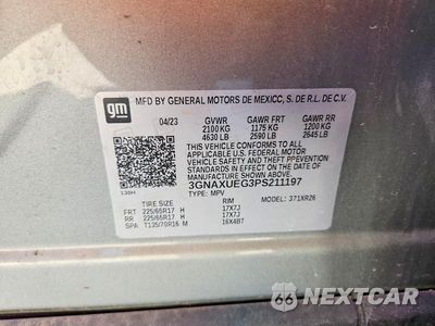 Zdjęcie 14 z 14 samochodu: 2023 CHEVROLET EQUINOX LT VIN:3GNAXUEG3PS211197 - miniatura