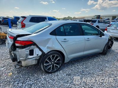 Trzecie zdjęcie samochodu z tyłu: 2021 TOYOTA COROLLA SE VIN:5YFS4MCE0MP093433 - miniatura