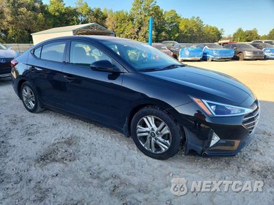 Czwarte zdjęcie samochodu z boku: 2019 HYUNDAI ELANTRA SE VIN:5NPD84LF3KH478999 - miniatura