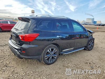 Trzecie zdjęcie samochodu z tyłu: 2018 NISSAN PATHFINDER PLATINUM VIN:5N1DR2MM1JC646921 - miniatura