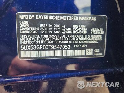 Zdjęcie 12 z 12 samochodu: 2026 BMW X3 30 XDRIVE VIN:5UX53GP00T9547053 - miniatura