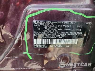 Zdjęcie 12 z 12 samochodu: 2016 TOYOTA RAV4 LE VIN:2T3BFREV1GW488543 - miniatura