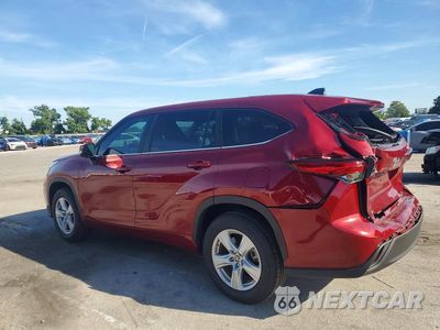 Drugie zdjęcie samochodu z przodu: 2023 TOYOTA HIGHLANDER LE VIN:5TDKDRAHXPS025677 - miniatura