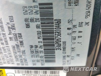 Zdjęcie 12 z 12 samochodu: 2016 FORD FUSION SE VIN:3FA6P0H75GR104460 - miniatura