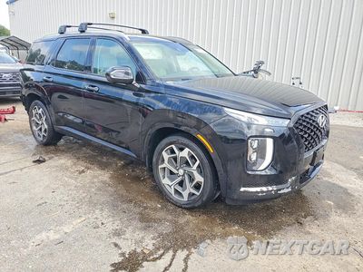 Czwarte zdjęcie samochodu z boku: 2021 HYUNDAI PALISADE CALLIGRAPHY VIN:KM8R7DHE2MU264163 - miniatura