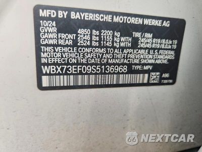 Zdjęcie 12 z 12 samochodu: 2025 BMW X1 XDRIVE28I VIN:WBX73EF09S5136968 - miniatura