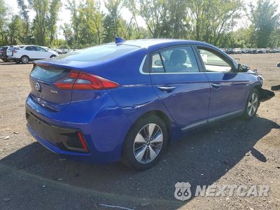 Trzecie zdjęcie samochodu z tyłu: 2019 HYUNDAI IONIQ LIMITED VIN:KMHC75LD3KU183261 - miniatura