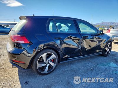 Trzecie zdjęcie samochodu z tyłu: 2018 VOLKSWAGEN GTI S/SE VIN:3VW447AU4JM286429 - miniatura