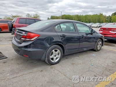 Trzecie zdjęcie samochodu z tyłu: 2013 HONDA CIVIC LX VIN:19XFB2F50DE006512 - miniatura