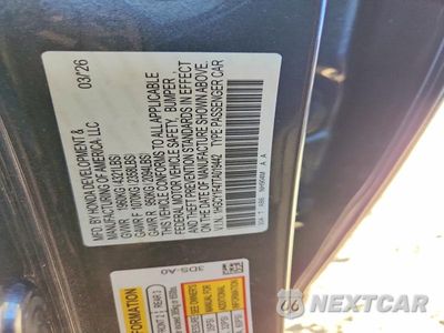 Zdjęcie 12 z 12 samochodu: 2026 HONDA ACCORD SE VIN:1HGCY1F47TA019442 - miniatura