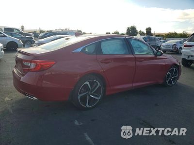 Trzecie zdjęcie samochodu z tyłu: 2020 HONDA ACCORD SPORT VIN:1HGCV1F33LA022273 - miniatura