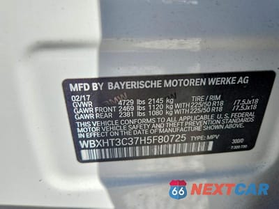 Zdjęcie 12 z 12 samochodu: 2017 BMW X1 XDRIVE28I VIN:WBXHT3C37H5F80725 - miniatura
