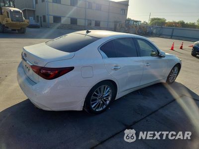 Trzecie zdjęcie samochodu z tyłu: 2021 INFINITI Q50 LUXE VIN:JN1EV7BPXMM704878 - miniatura